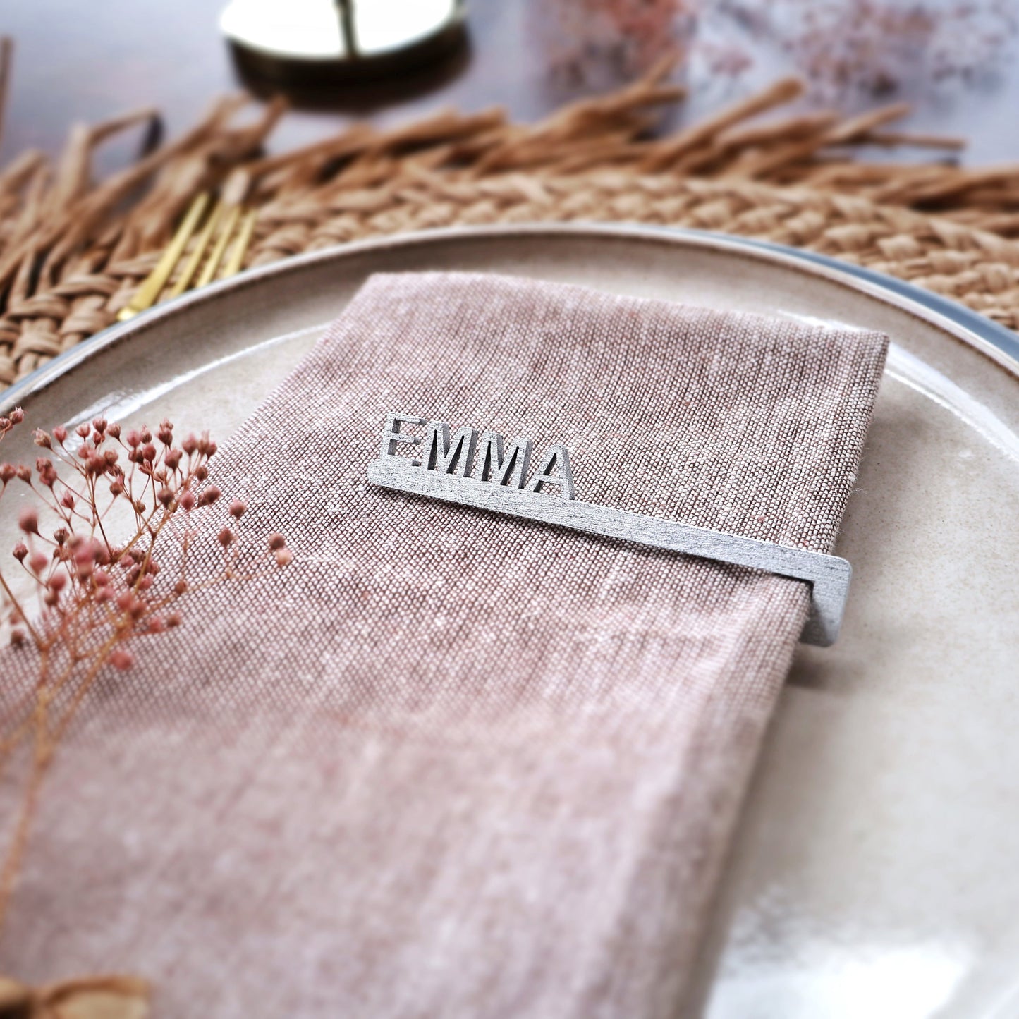 silver wooden personalized napkin tags custom napkin rings acrylic wedding name cards guest place card bachelorette dinner party name tag stationary place tag napkin rings custom napkin rings wood napkin ring holder napkin rings wedding decoration